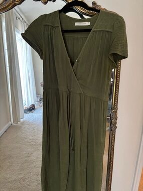 Christy Dawn Green Dawn Dress in Cotton Gauze